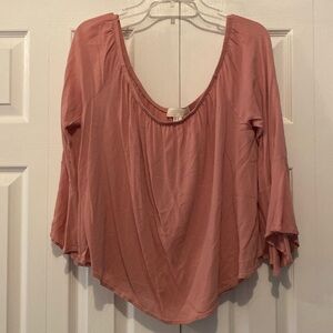 Ruffle Sleeve Off Shoulder Top